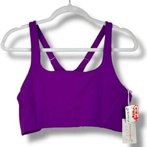 FP Movement x Hatch NWT Pink Fluorescent Berry Square Neck Maternity Sports Bra